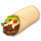 Burrito emoji on LG